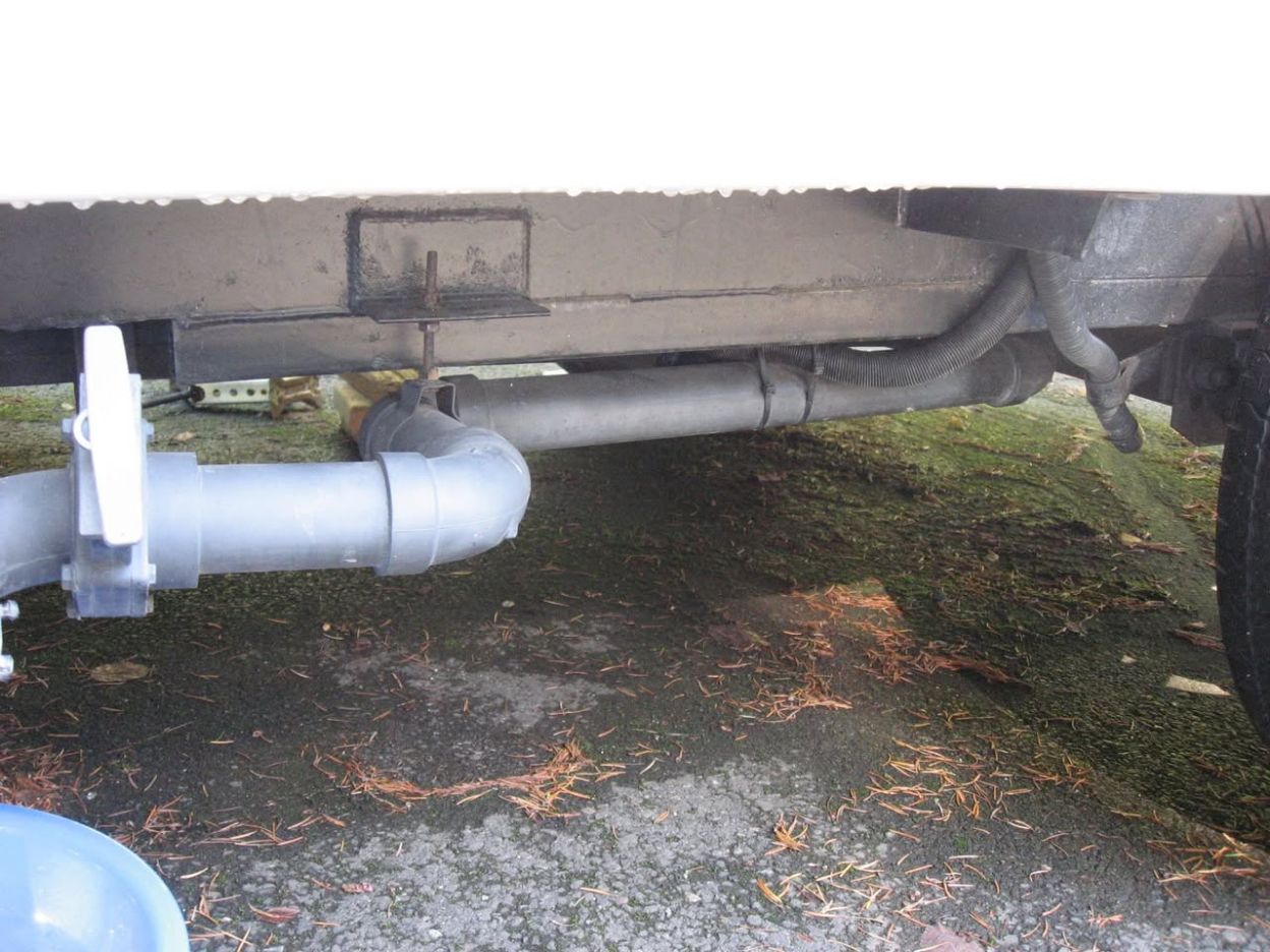 Faster, more complete gray-water drainage — project photograph from Tom Griebe · Casita Life