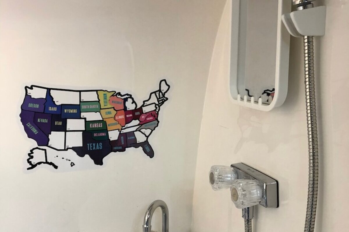 Bathroom Shower Upgrade — project photograph from The Handy Camper