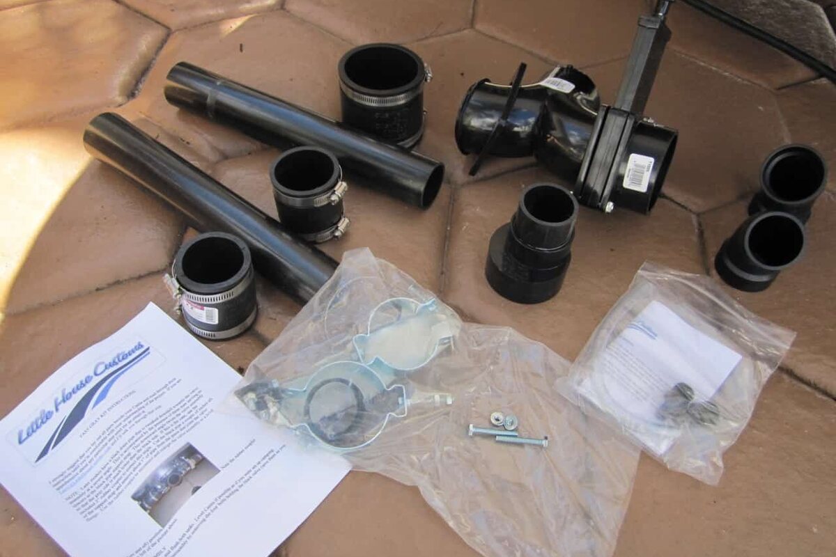 Gray Water Tank Upgrades — project photograph from The Handy Camper
